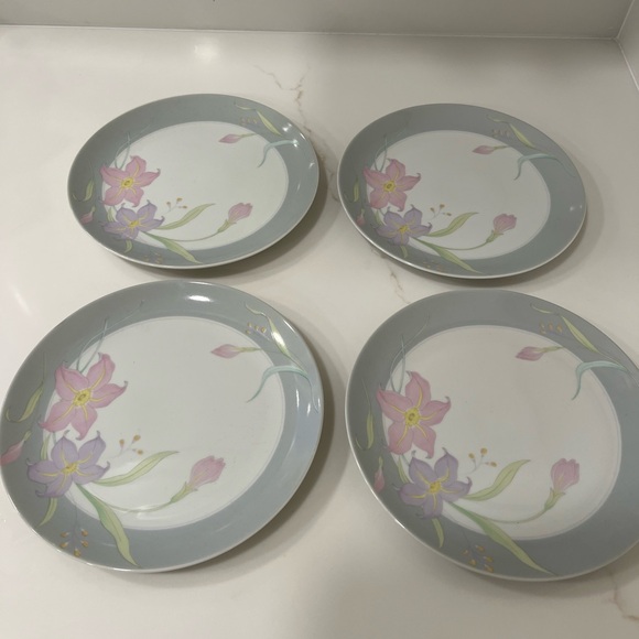 action Other - Remembrance by Action 4 Vintage 80s Floral plates